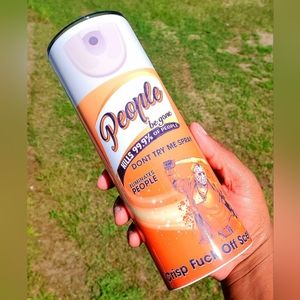 People Be Gone Spray Tumbler